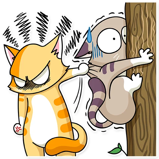 😾 Стикер «Katie Cat» для Telegram