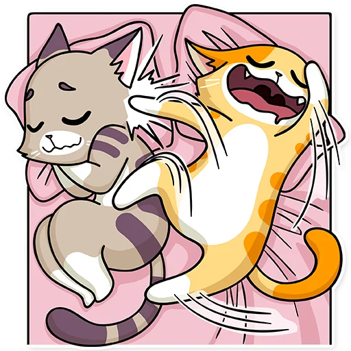🛌 Стикер «Katie Cat» для Telegram