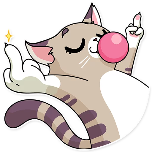 🖕 Стикер «Katie Cat» для Telegram