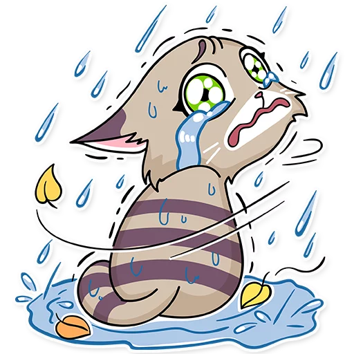😭 Стикер «Katie Cat» для Telegram