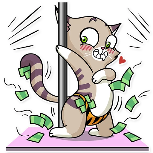 🤑 Стикер «Katie Cat» для Telegram
