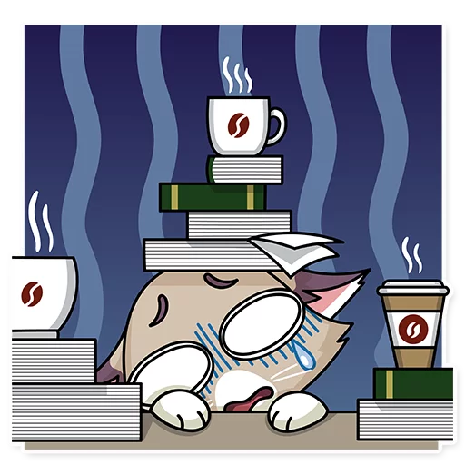📚 Стикер «Katie Cat» для Telegram