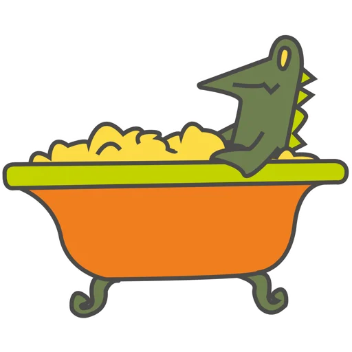 🛁 Стикер «Крокис» для Telegram
