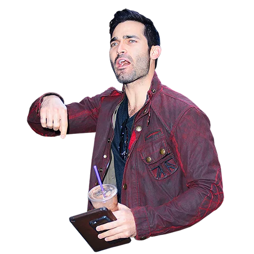 Стикерпак «Tyler Hoechlin WTF» для Telegram — обложка