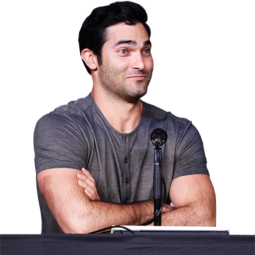 😯 Стикер «Tyler Hoechlin WTF» для Telegram