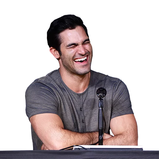 🤣 Стикер «Tyler Hoechlin WTF» для Telegram