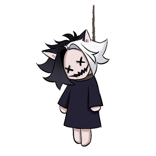 💀 Стикер «thousand.cursed.cats» для Telegram