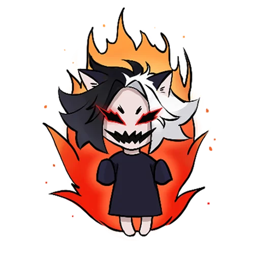 😡 Стикер «thousand.cursed.cats» для Telegram