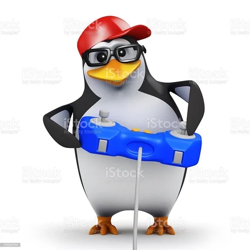 🌟 Стикер «3d penguin» для Telegram