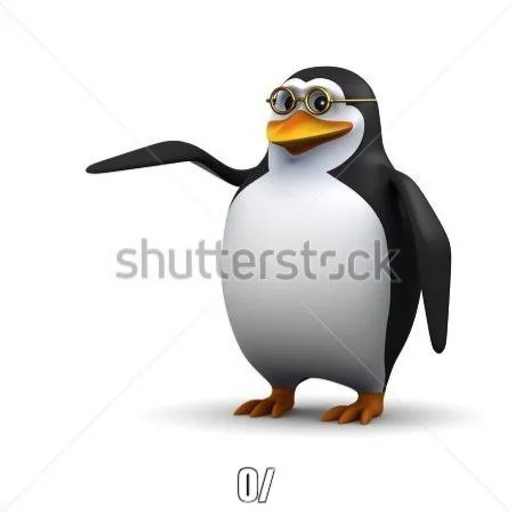 🌟 Стикер «3d penguin» для Telegram