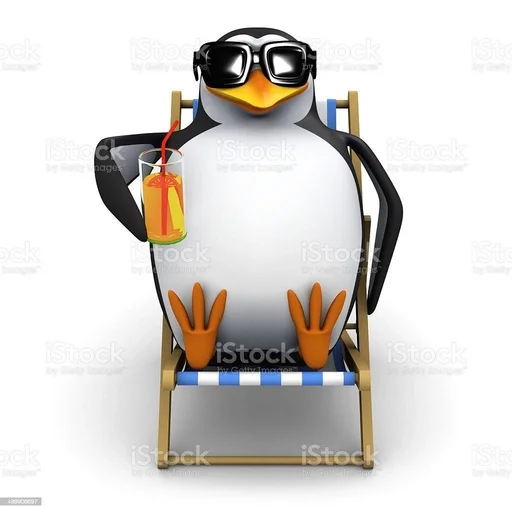 🌟 Стикер «3d penguin» для Telegram