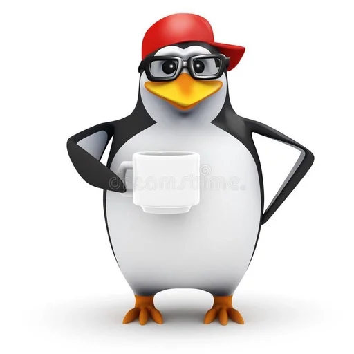 🌟 Стикер «3d penguin» для Telegram