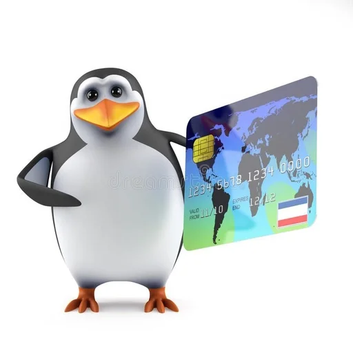 🌟 Стикер «3d penguin» для Telegram