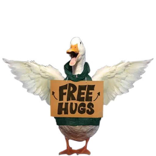 🦆 Стикер «Three hundred ducks» для Telegram