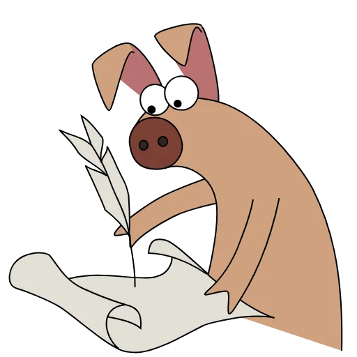 ☺️ Стикер «three_little_pigs» для Telegram