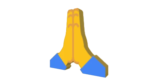 🙏 Стикер «3D Emojis» для Telegram