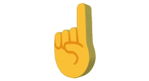 ☝️ Стикер «3D Emojis» для Telegram