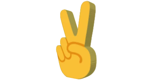 ✌️ Стикер «3D Emojis» для Telegram