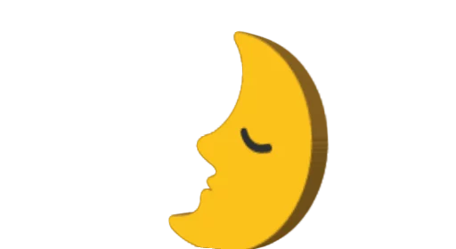 🌙 Стикер «3D Emojis» для Telegram