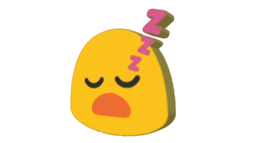 😴 Стикер «3D Emojis» для Telegram