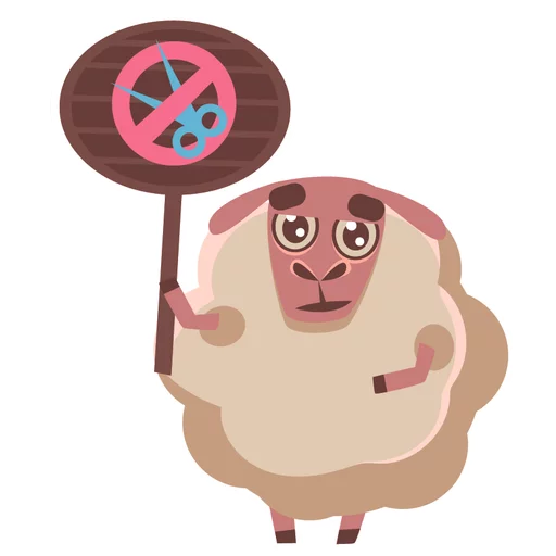 🐑 Стикер «Sheep» для Telegram