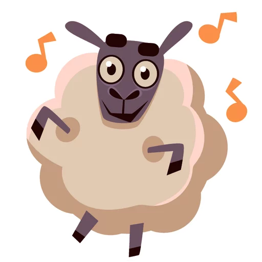 🐑 Стикер «Sheep» для Telegram