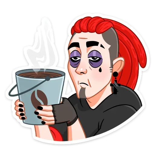 ☕ Стикер «Ти» для Telegram