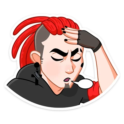 🤦‍♀ Стикер «Ти» для Telegram