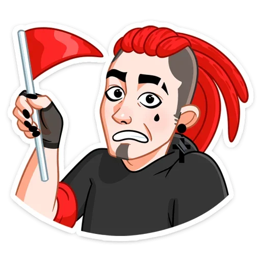 🚩 Стикер «Ти» для Telegram