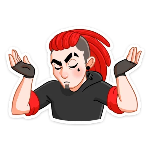 🤷‍♂ Стикер «Ти» для Telegram