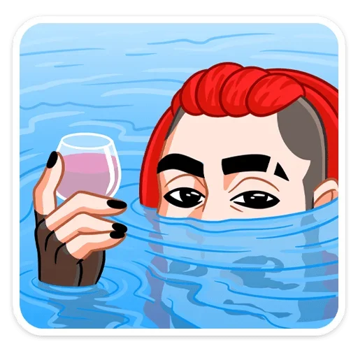 🍷 Стикер «Ти» для Telegram