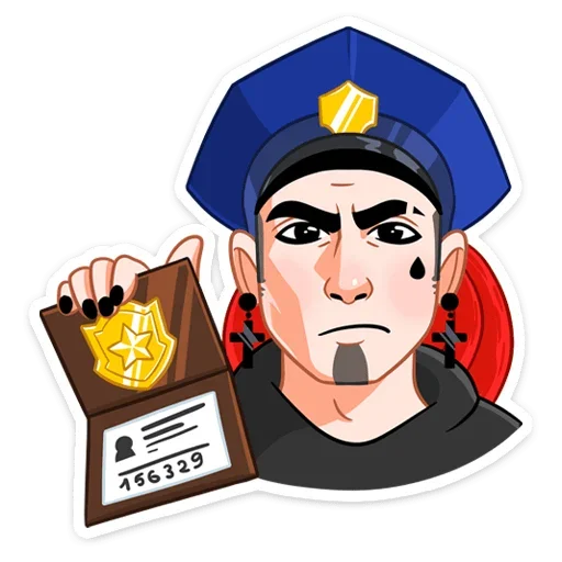 👮‍♀ Стикер «Ти» для Telegram