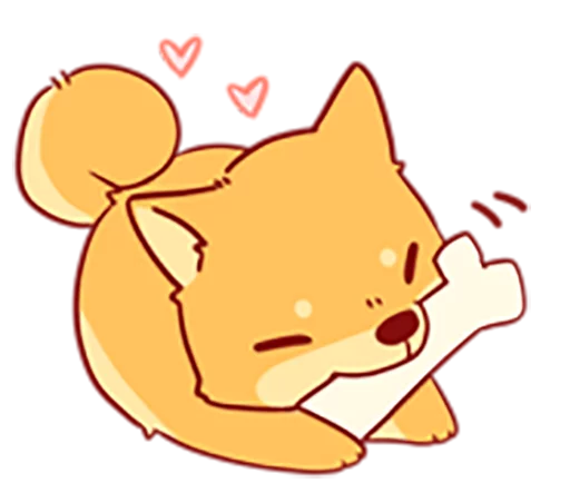 🐶 Стикер «Tibi the Shiba Inu» для Telegram