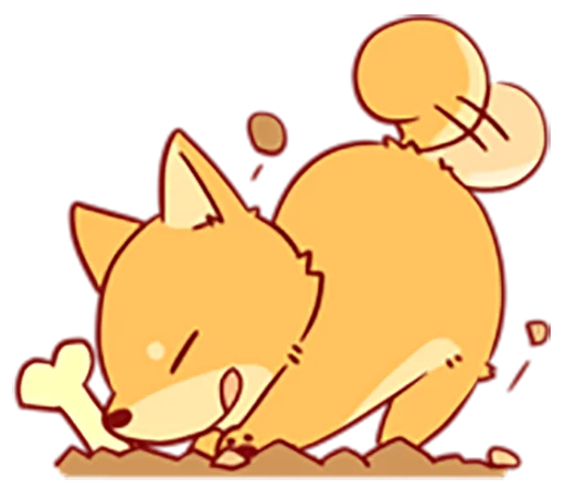 🐶 Стикер «Tibi the Shiba Inu» для Telegram