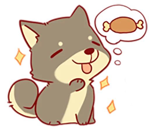 🐶 Стикер «Tibi the Shiba Inu» для Telegram