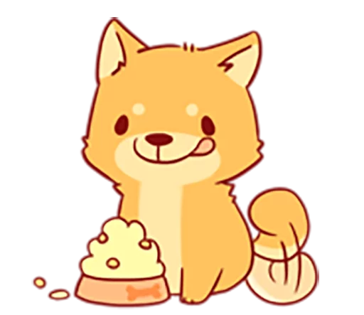 🐶 Стикер «Tibi the Shiba Inu» для Telegram
