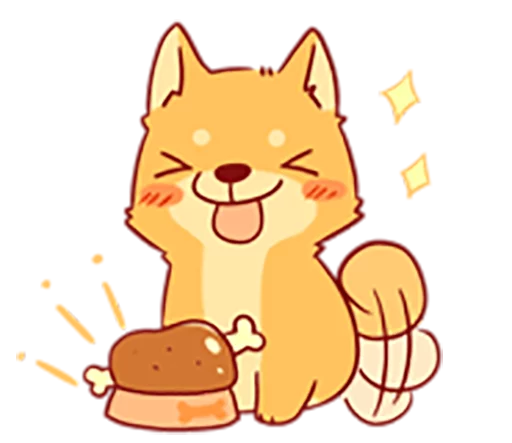 🐶 Стикер «Tibi the Shiba Inu» для Telegram