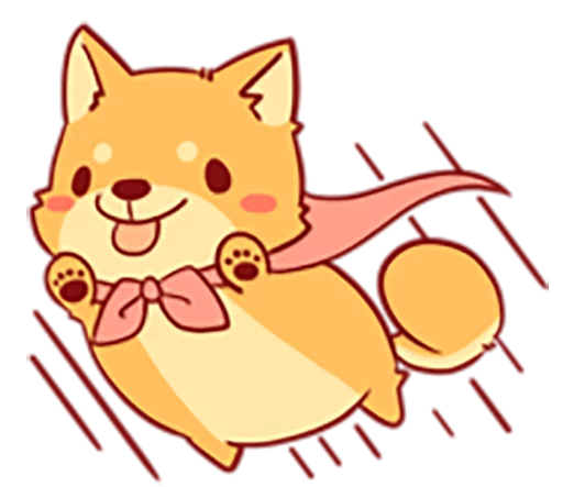 🐶 Стикер «Tibi the Shiba Inu» для Telegram