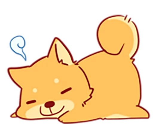 🐶 Стикер «Tibi the Shiba Inu» для Telegram