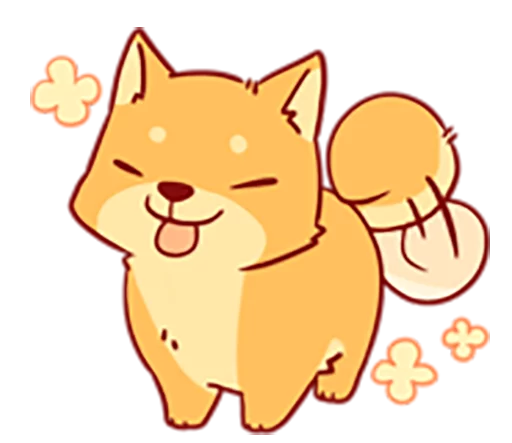 🐶 Стикер «Tibi the Shiba Inu» для Telegram