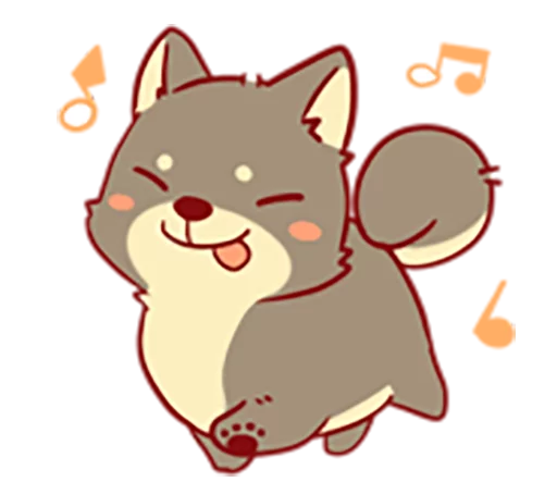 🐶 Стикер «Tibi the Shiba Inu» для Telegram