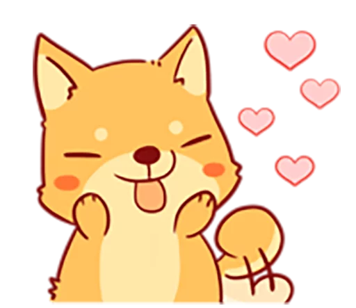 🐶 Стикер «Tibi the Shiba Inu» для Telegram