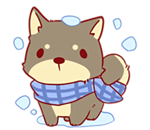 🐶 Стикер «Tibi the Shiba Inu» для Telegram