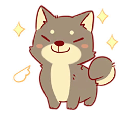 🐶 Стикер «Tibi the Shiba Inu» для Telegram
