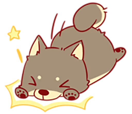 🐶 Стикер «Tibi the Shiba Inu» для Telegram