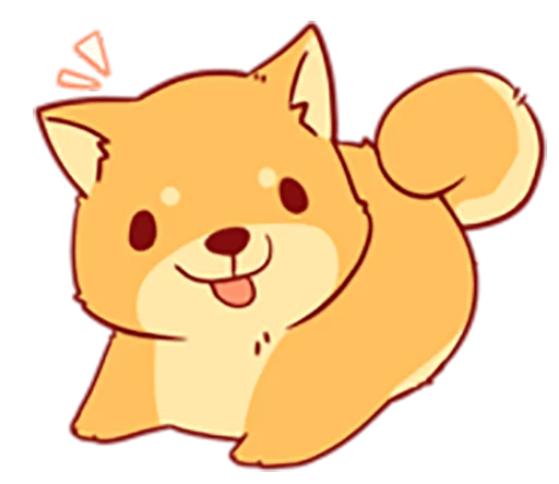 🐶 Стикер «Tibi the Shiba Inu» для Telegram