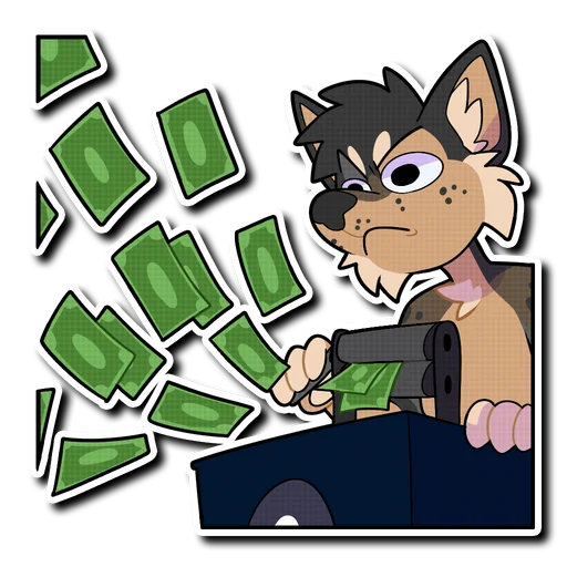 💸 Стикер «& Ollie» для Telegram