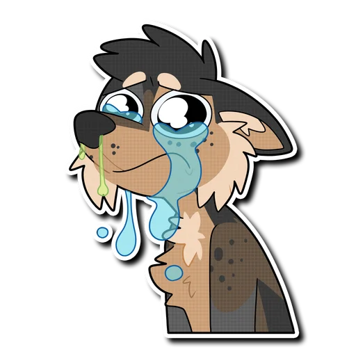 😭 Стикер «& Ollie» для Telegram