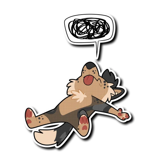 😵 Стикер «& Ollie» для Telegram
