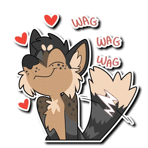 🥰 Стикер «& Ollie» для Telegram